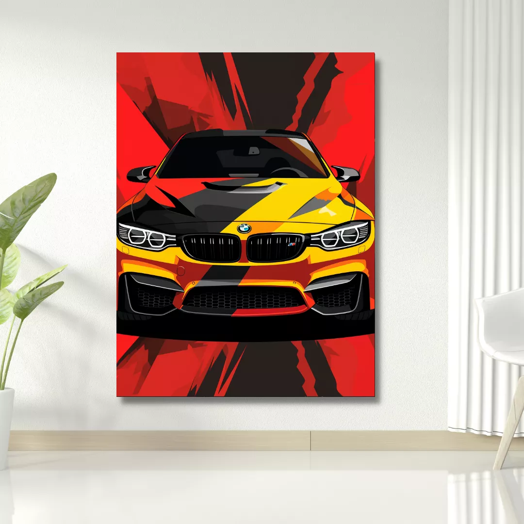 תמונת זכוכית או קנבס - BMW
